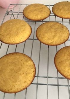 cookies cooling on a rack with the words corn toaster cakes