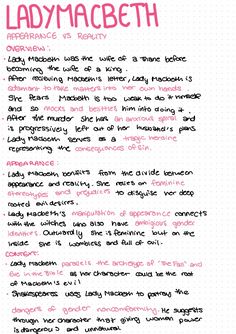 a handwritten letter that has been written in pink and black ink with the words ladymac