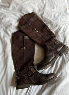 ad eBay - Replay vintage brown leather and suede mid-calf riding boots EU 37/ US 7 #S147 - Buy Now, click the link (eBay) Flat Brown Boots, Boots With Straps, Women's Riding Boots, Brown Suede Boots, Womens Riding Boots, Winter Shoes For Women, Dream Shoes, Vintage Brown, Suede Boots