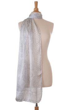 This sophisticated stylized Florentine paisley floral print will be sure to garner compliments. 100% Made in Como, Italy. Generous size: Approx. 27" x 78". You can wear this wrap as an elegant evening shawl and also as a daytime scarf. A timeless addition to your wardrobe. 100% silk satin chiffon: Gossamer light, delicate and with a slight sheen, this hard-to-find luxury fabric is a delight to wear. Rolled hems: The hems are hand rolled as they are sewn with a sewing machine. It takes skill and Elegant Silk Scarf With Floral Print For Formal Occasions, Elegant Silk Scarves With Paisley Print, Elegant Floral Print Scarves, Elegant Silk Scarf With Paisley Print, Elegant Floral Print Scarves For Formal Occasions, Elegant Floral Print Silk Scarf, Elegant Formal Scarves With Floral Print, Elegant Floral Print Wedding Scarves, Elegant Paisley Print Silk Shawl