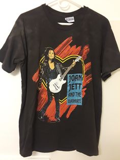 Joan Jett And The Blackhearts, Joan Jett, I'm With The Band, Concert Shirts, T Shirt Photo, Band Merch, Jesus Shirts, Tour T Shirts, True Vintage