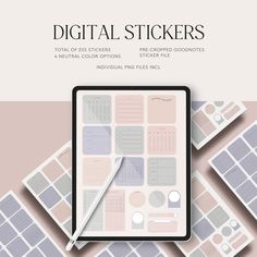 the digital stickers are designed to look like laptops