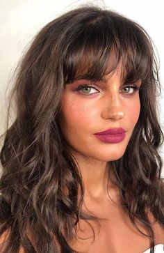 60 Best Hairstyles & Haircuts With Bangs for 2023 Bangs With Medium Hair, Fringe Hairstyles, Brazilian Human Hair, Haircuts With Bangs, Grunge Hair, Bang Bang, Wigs With Bangs, Hairstyles Haircuts