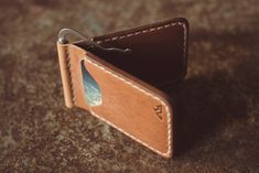 Belford Money Clip Wallet - Range Leather Co Minimalist Leather Wallet For Everyday Carry, Minimalist Leather Bifold Wallet, Leather Money Clip Wallet, Leather Credit Card Wallet, Leather Money Clips, Horween Leather, Clip Wallet, Credit Card Wallet, The Minimalist