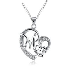 PRICES MAY VARY. 💓 Mom daughter necklace, love heart necklace, great mom christmas gift from daughter son 💓 Pendant size: 1.14 x 0.83inches,Chain Length: 17.7 inches adjustable 💓 Mom necklace is best birthday gift for Mum Mom Mother Grandmother Grandma 💓 Good present for Anniversary,Valentine's Day, Mother's Day, Birthday,Thanksgiving Day and Christmas 💓 1pcs Mother pendant necklace included,best christmas gifts for mom mother Feature:

 Mother's Birthday Gift Love Heart Pendant Necklace Wo Mom Daughter Necklace, Element Necklace, Daughter Necklace, Mothers Necklace, Mom Necklace, Heart Shape Pendant, Love Necklace, Sterling Silver Heart, Heart Pendant Necklace