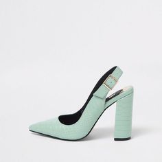 Stylish Shoes Heels, Elegant Shoes Heels, White High Heel Shoes, Sling Back Pumps, Work Shoes Women, Cute Shoes Heels, Shoes Heels Classy, Shoes Outfit Fashion, Chic Shoes