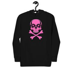 Who knew that the softest pink skull hoodie you'll ever own comes with such a cool design. You won't regret buying this classic streetwear piece of apparel with a convenient pouch pocket and warm hood for chilly evenings. • 100% cotton face • 65% ring-spun cotton, 35% polyester • Front pouch pocket • Self-fabric patch on the back • Matching flat drawstrings • 3-panel hoodSize guide S M L XL 2XL Chest width (inches) 20 21 23 25 26 ½ Length (inches) 26 27 28 29 30 S M L XL 2XL Chest width (cm) 51 Pink Hoodie With Kangaroo Pocket For Streetwear, Punk Style Cotton Hoodie With Skull Print, Classic Streetwear, Pink Skull, Skull Hoodie, Fabric Patch, Cool Design, Pocket Pouch, Soft Pink