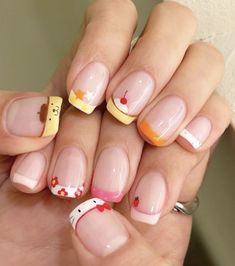 Gel Nails Shape, Nail Art For Kids, Hello Nails, Cute Nail Art Designs, Casual Nails, Blush Nails