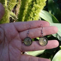 Avatar The Last Airbender Air Bending Symbol Circle Earrings Would Make A Great Stocking Stuffer Or Holiday Gift Avatar Earrings, Air Bending, Avatar The Last Airbender, Circle Earrings, Earrings Color, The Last Airbender, Stocking Stuffer, Bending, Orange Yellow