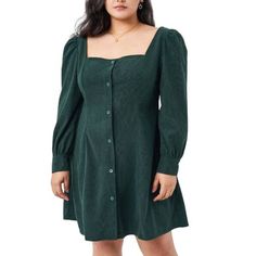 Nwt Cider Solid Corduroy Button Up Mini Dress Curve & Plus Green Women Details: Fit Type: Regular Waist Line: Middle Waist Chest Pad: No Padding Lining: Unlined Length: Short Neckline: Square Neck 100% Polyester No Stretch Measurements: Measurements Upon Request. New With Tags! Please Review Pictures For Conditions. ***Offers Welcomed! Bundle To Save On Shipping!*** Fall Green Mini Dress With Buttons, Green Buttoned Mini Dress For Fall, Green Mini Dress With Buttons For Fall, Green Mini Dress With Button Closure For Fall, Spring Corduroy Dress With Buttons, Fall Corduroy Dresses With Button Closure, Casual Corduroy Dresses With Button Closure, Corduroy Button-up Dress With Button Closure, Argyle Sweater Dress