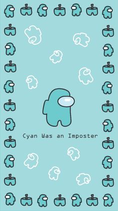 an elephant with glasses on it's head and the words cyan was an imposter