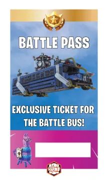 a ticket for the battle bus