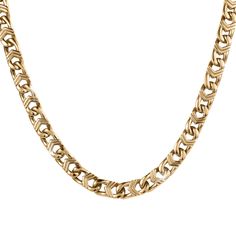 Daniel Steiger Noble Links Necklace Luxury Oval Link Necklace For Men, Luxury Gold Opulent Necklace, Luxury Opulent Gold Necklace, Luxury Opulent Statement Necklace, Luxury Oval Link Necklace, Luxury Stainless Steel Statement Necklace, Luxury Oval Link Statement Necklaces, Luxury Yellow Gold Oval Necklace, Luxury Stainless Steel Link Necklace