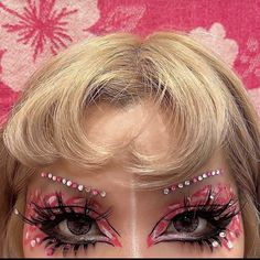 Cheetah Print Makeup, Pink Lightning, Gyaru Makeup, Ethereal Makeup, Glue Pen