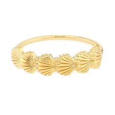 Accent your summer style with this charming 14k gold seashell ring. Click on this JEWELRY & WATCHES GUIDE to learn about fit, styles, materials and more! Accent your summer style with this charming 14k gold seashell ring. Click on this JEWELRY & WATCHES GUIDE to learn about fit, styles, materials and more! FEATURES Width: 5.1 mm Shank style: straight Band fit: concave Metal: 14k gold Finish: polished Packaging: boxed Imported Nickel safe Size: 8. Gender: female. Age Group: adult. Seashell Ring, Right Hand Rings, Womens Jewelry Rings, Rings Statement, Gold Finish, Summer Style, Statement Rings, Gender Female, Sea Shells