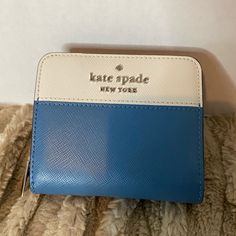 Nwt Staci Colorblock Niagaramul Wallet Matching Purse In Closet Measurements: Width 4.5”, Height 4” Kate Spade Blue Wallet With Card Slots, Kate Spade Blue Rectangular Wallet, Kate Spade Blue Travel Wallet, Small Keychain, Closet Measurements, Kate Spade Card Holder, Kate Spade Cameron Street, Bags Kate Spade, Black Bandeau