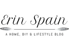 the logo for ern spain, a home diy and lifestyle blog