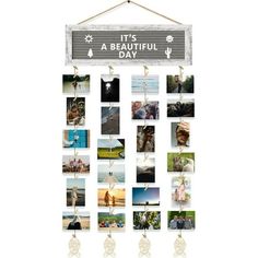 it's a beautiful day hanging photo collage