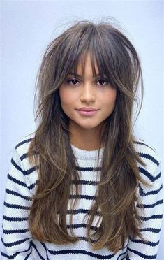 Long Hairstyles Fringe Layers. There are any references about Long Hairstyles Fringe Layers in here. you can look below. I hope this article about Long Hairstyles Fringe Layers can be useful for you. Please remember that this article is for reference purposes only. #long #hairstyles #fringe #layers Full Fringe Hairstyles, Side Fringe Hairstyles, Choppy Fringe, Fringe Styles, Long Fringe Hairstyles, Fringe Hairstyles