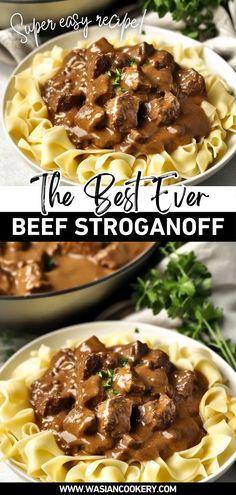 Creamy homemade beef stroganoff, perfect for cozy family dinners. Beef Stroganoff Recipe Easy, Stroganoff Recipe Easy, Beef Stroganoff Casserole, Beef Stroganoff Recipes, Steak Stroganoff, Beef Mushroom Stroganoff, Stroganoff Casserole, Healthy Beef Stroganoff, Stroganoff Recipes