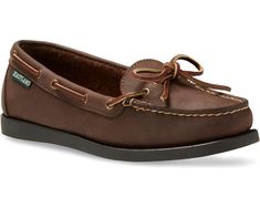 Women's Eastland 1955 Edition Yarmouth | Zappos.com Classic Slip-on Loafers For Boating, Classic Round Toe Boat Shoes With Leather Footbed, Classic Boat Shoes With Leather Footbed And Round Toe, Classic Moc Toe Boat Shoes For Boating, Classic Moc Toe Boat Shoes, Classic Brown Boat Shoes With Leather Footbed, Classic Slip-on Boat Shoes With Leather Sole, Classic Moccasins With Rubber Sole For Boating, Classic Boat Shoes With Leather Footbed