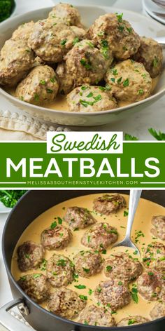 These Swedish Meatballs make a great weeknight dinner recipe for the family! These homemade meatballs can be served as an appetizer or as an entrée. Add this recipe to your simple weeknight dinner ideas! Swedish Meatball Recipe, Easy Swedish Meatball Recipe, Weeknight Dinner Ideas, Swedish Meatballs Easy, Easy Main Dishes, Meatball Recipe, Homemade Meatballs, Comfort Food Southern