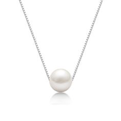 PRICES MAY VARY. Elegant : A single pearl with 18" sterling silver chain for beauty and timeless style. Materials: Crafted from 925 sterling silver,Hypoallergenic,Tarnish resistant,Nickel-free,Lead-free,Cadmium-free. Chain Length fit 16 inches ~ 18 inches.wear on its own or layered with other necklace, a perfect everyday accessory for any outfit. Packaged in an elegant brand gifts box and ready for giving,Perfect for birthday,congratulation,anniversary gifts for women.this pearl necklace makes a Pearl Necklace With Silver Chain As A Gift, White Pearl Pendant Solitaire Necklace As A Gift, White Pearl Necklace With Silver Chain, Gift White Pearl Necklace With Silver Chain, White Dainty Box Chain Necklace, Timeless Silver Pearl Pendant Necklace, Minimalist White Pearl Pendant Drop Necklace, Classic Sterling Silver Pearl Chain Necklace, Minimalist Sterling Silver Pearl Pendant Necklace