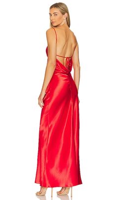 Find SUPERDOWN Lanthea Maxi Dress on Editorialist. superdown Lanthea Maxi Dress in Red. - size M (also in S, XL, XS) superdown Lanthea Maxi Dress in Red. - size M (also in S, XL, XS) 100% polyester. Made in China. Hand wash. Unlined. Hidden side zipper closure. Back tie detailing. Satin fabric with subtle ruching throughout. SPDW-WD2301. SDD3394 F22. superdown is a contemporary label offering on-demand, on-trend, on-social apparel. Always on the pulse of the latest styles, superdown is the go-to Red Dress Maxi, Formal Dresses Prom, Red Prom Dress, Event Dresses, Black Maxi Dress, Purple Dress, Latest Styles, Formal Dress, Satin Fabric