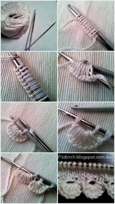 the steps to crochet with yarn and scissors