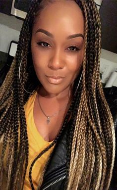 Braid color used: 613, 1B/30 & 27 1b And 27 Box Braids, Knotless Box Braids 1b/27, Color 30 Box Braids, Colour 27 And 613 Box Braids, 1b/27/30 Knotless Braids, 1b/30/27 Box Braids, 4/613 Braids