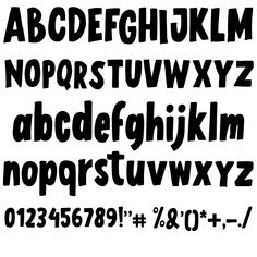 the font and numbers are all black with white letters on it's sides, as well as an uppercase