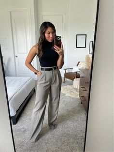 Grey Pants Formal, Grey Pants Outfit, Pants Outfit Work, Professional Outfit, Grey Pants Casual, Office Outfit, Personal Organizer