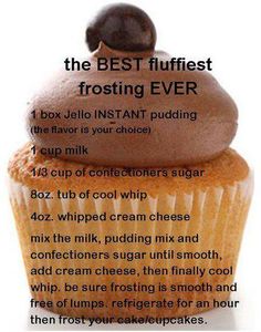 an iphone photo with the text on it that reads, the best flufflest frosting ever