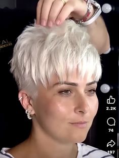 Dream Hairstyles, Wedding Haircut, Taper Fade Haircut, Short Bangs, Taper Fade, Pixie Hair, Choppy Hair, Hairdos For Short Hair, Short Choppy Hair