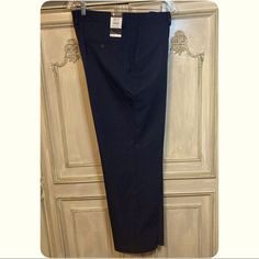 Navy Stria Stripe Dress Menswear Pants In Size 36” Waist And 30” Length. Plain Flat Front. New With Original Tags. Great Summer Material. My Home Is Smoke Free And Pet Free. Thank You For Browsing My Closet! I Hope You Find That Perfect Piece, Whether It Be An Easter Outfit, Vintage Skirt, Top Or Shoes. Feel Free To Ask Any Questions You Have. Big And Tall Straight Leg Pants For Business Casual, Classic Big And Tall Business Casual Pants, Big And Tall Business Casual Pants With Welt Pockets, Big And Tall Straight Leg Dress Pants For Work, Classic Big And Tall Workwear Pants, Big And Tall Tapered Leg Work Pants, Big And Tall Workwear Bottoms With Welt Pockets, Classic Formal Bottoms For Big And Tall, Classic Formal Big And Tall Bottoms