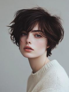 Short Layered Haircuts: Versatile and Stylish Options for Every Hair Type Reference Face, Layers Bangs, Graduated Bob Haircuts, 2024 Hairstyles, Curly Pixie Haircuts, Womens Haircuts Medium, Oval Face Haircuts, Bob Braids, Low Maintenance Hair