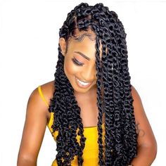 Passion Twists Include Some Wig Making Accessories. Most Bundles Are 18” Some Look Longer. 16 Bundles In All. Colors Include 1b And A Blue Ombr (4packs) Daughter Use To Make Wigs But Moved On To Something Else. Hairstyle Video, Twists Braids, Braids Long, Braids Updo, Hairstyle Color, Passion Twists, Feed In Braids Hairstyles, Crochet Collection, Braided Cornrow Hairstyles