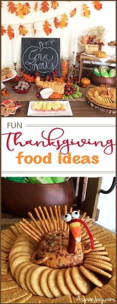 thanksgiving food ideas for kids and adults to make them feel like they are having fun