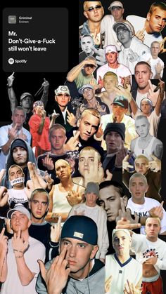 a collage of many different people with their hands in the air