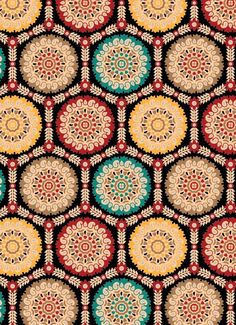 an image of a colorful pattern with circles