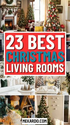 25 best christmas living room decorating ideas