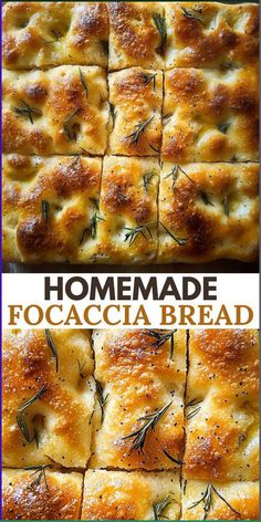 This easy homemade focaccia bread recipe brings a taste of Italy right to your kitchen. With a preparation time of 2.5 hours (mostly hands-off for rising) and 25 minutes of baking, you'll have a delicious, crispy-on-the-outside, soft-on-the-inside flatbread.

The recipe uses simple ingredients like bread flour, yeast, olive oil, and rosemary to create an authentic Italian side dish or appetizer.