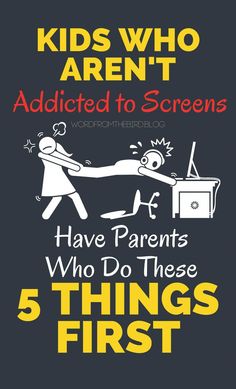 a poster with the words kids who aren't added to screeners have parents who do these 5 things first