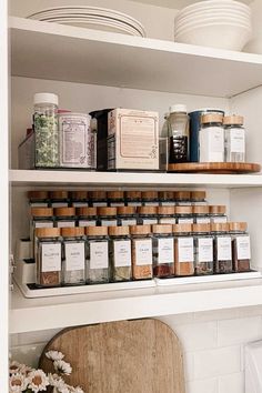 There is nothing quite like having an organized kitchen, especially when you’re trying to meal prep weeknight dinners. Which I like to do on Sundays as a end of the week ritual . In today's world, a spacious kitchen is a luxury that many of us can’t afford. However, that doesn't mean you have to Rack Organization Ideas, Sage Phillips, Spices Organization, Spice Storage Ideas, Spice Rack Ideas, Kitchen Spice Storage, Spice Rack Organization, Glamour Home, Farmhouse Style Furniture