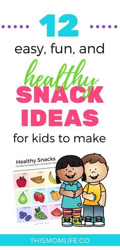 healthy snack ideas for kids to make