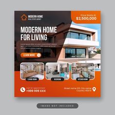 a modern home for living flyer