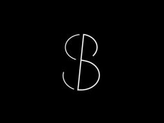 the letter b is shown in white on a black background