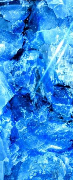 an image of blue ice that is melting