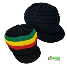 RH018-2 Small BLACK Rastafarian Crown - rasta hats tams dread locks cap Crochet Rasta Tam Hat Pattern Free, Crochet Rasta Hat, Rasta Jewelry, Rasta Dreads, Rasta Culture, Short Dreadlocks, Rasta Beanie, Rasta Hat, Rasta Man