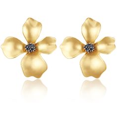 PRICES MAY VARY. 【Gold Flower Earrings】These delicate flower earrings look very elegant with sweet and special design, and they are a completely different style than your stud earrings. The flower shape design can highlight your appearance, grasp everyone's eyes in the crowd, Boho earrings for women, gold earrings, flower stud earrings 【Flower Statement Earrings】These flower stud earrings are made of high-quality alloy. High polished. Nickel-free, hypoallergenic, and shiny forever. Our golden st Chic Flower Charm Earrings For Gift, Chic Flower Earrings With Flower Charm, Chic Flower Charm Earrings As Gift, Chic Metal Flower Earrings, Chic Flower Earrings As A Gift, Metal Flower Earrings For Party, Metal Flower-shaped Earrings For Parties, Chic Gold Flower Earrings, Elegant Metal Flower Charm Earrings